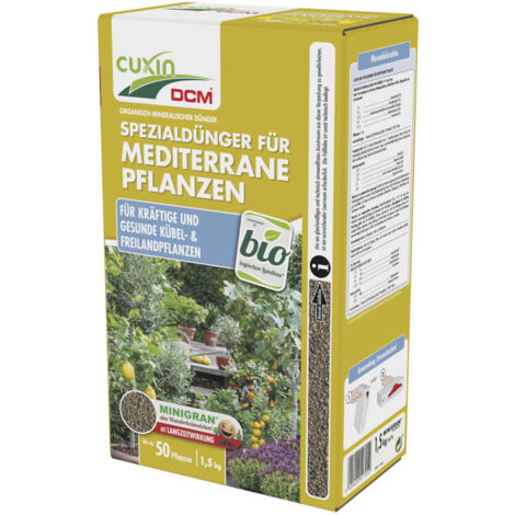 CUXIN DCM Spezialdünger für Mediterrane Pflanzen 1,5kg (1/2)