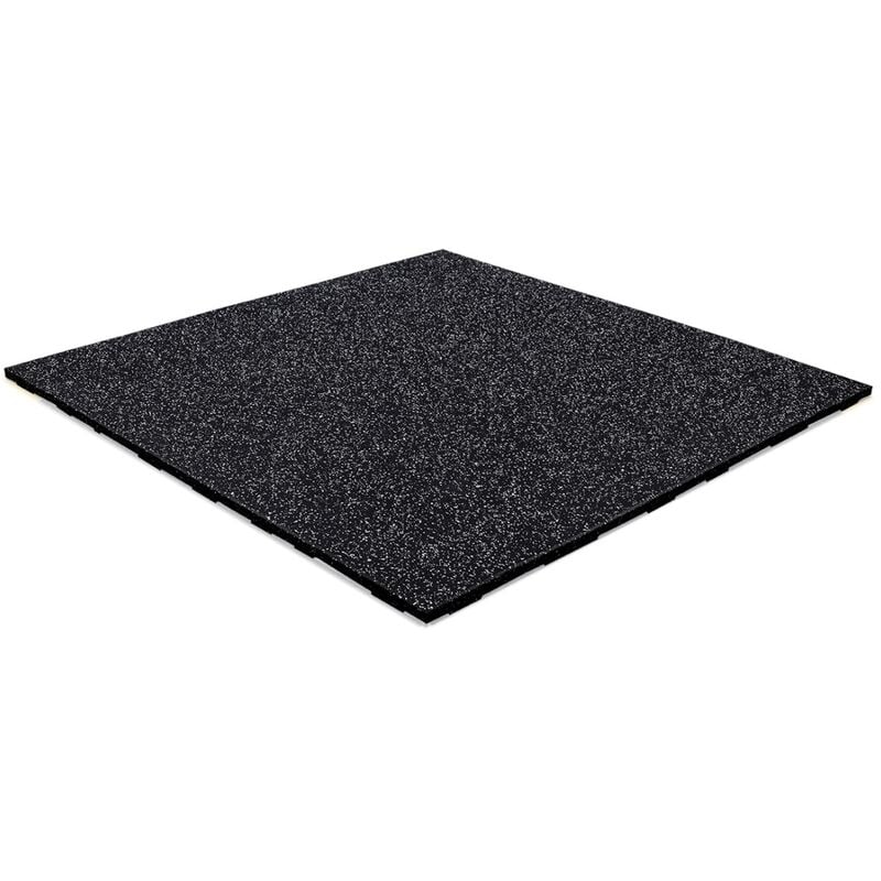 Dalle pour salle de sport 100x100cm - 20mm - EPDM Gris clair + SBR Noi -  Cdiscount Bricolage