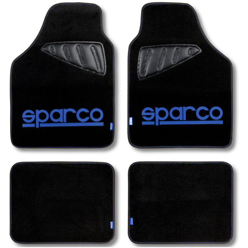 Set de tapis de voiture Sparco - Tissu - Bleu