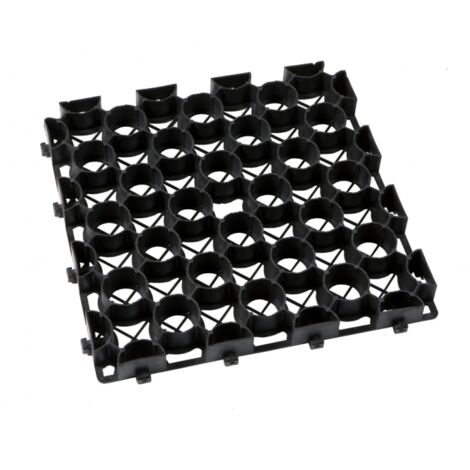 Vivol – Dalle stabilisatrice G5 40x40cm – 100% recyclé – Capacité de charge 200 tonnes/m² – Système de couplage sans outils