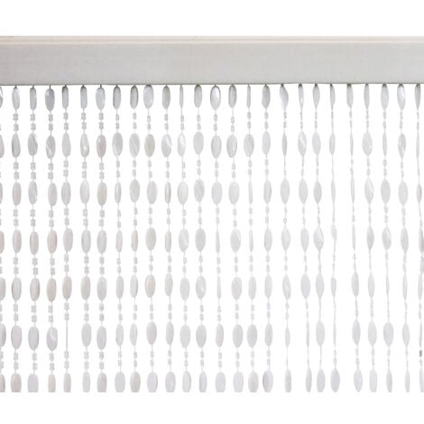 Rideau anti-mouche / Rideau de porte - Noah - 90x200 cm - Blanc