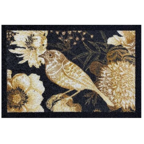 Tapis d'entrée Golden Bouqet anthracite - 40x60 cm (1/2)