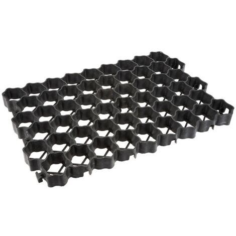 Vivol – Dalle stabilisatrice gravier S4 max 1m² – 100% plastique recyclé – Charge 350 tonnes/m² – Installation sans outils
