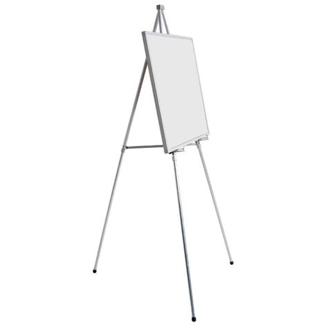 Chevalets en bois inclinés tableau blanc effaçable à sec magnétique - H 90  cm - TORENCO