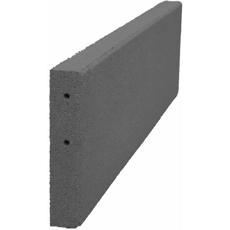 Bande caoutchouc 100x25 cm - Gris (1/3)