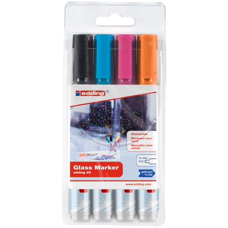 edding Glasboardmarker 95 4-95-4-999 1,5-3mm sortiert 4St. (1/5)