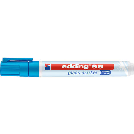 Edding 95 4-95010 Marqueur pour verre bleu clair 1.5 mm, 3 mm W698032 (1/5)