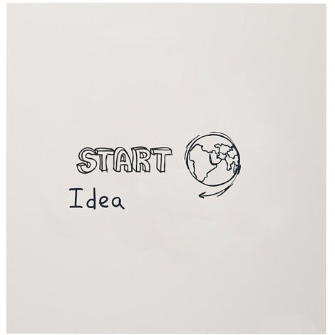 Tableau blanc sans cadre - 98 x 98 cm (1/5)