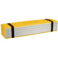Matelas isolant pour lit gonflable ou matelas de couchage - 180x60x1.8 cm - XPE/ALU