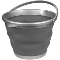 Seau pliable - 10 litres - Anthracite