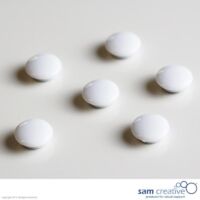 Set Memo Magneten Whiteboard Glas 20mm wit
