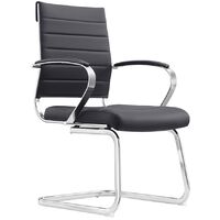 Chaise de salle à manger / de réunion design Cadiz - Noir