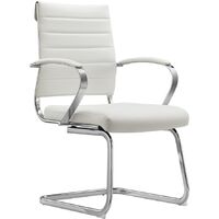 Chaise de salle à manger / de réunion design Cadiz - Blanc