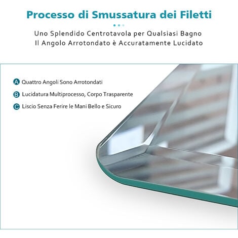 SIRHONA Specchio da Bagno Illuminato a LED, Specchio Interruttore da Parete da Bagno 500 x 700 mm con Lente D'ingrandimento 3x e Presa per Rasoio Elettrico , Impermeabile IP44