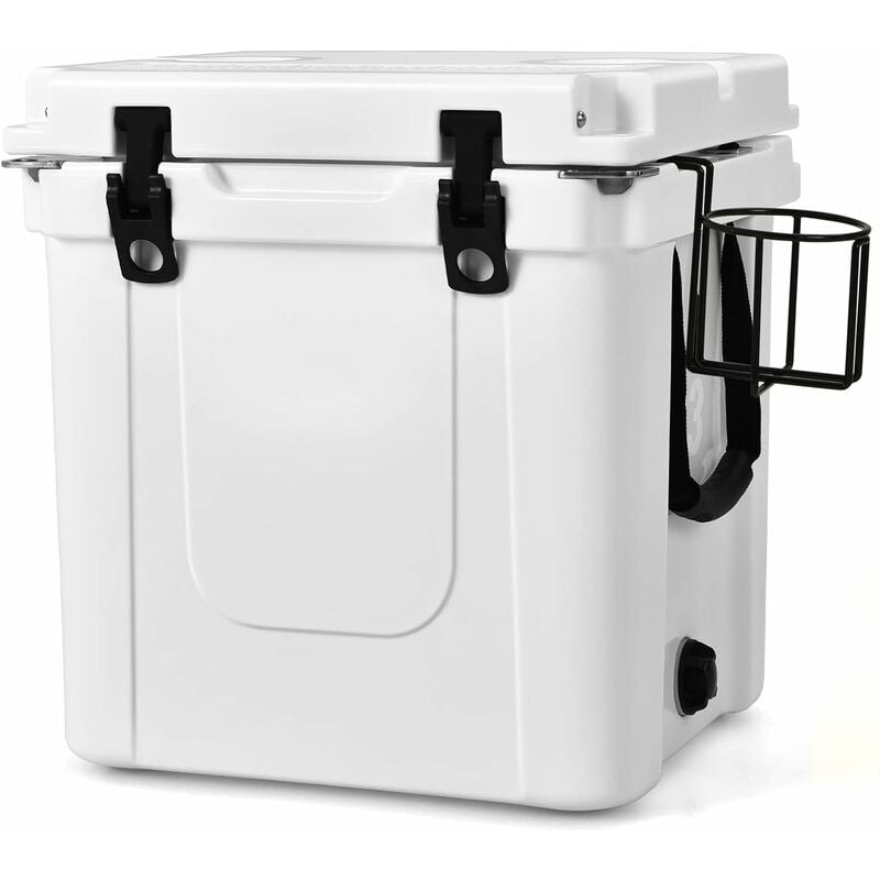 GOPLUS 31L Kühlbox, Gefrierbox mit Becherhalter, Trennwand & Korb