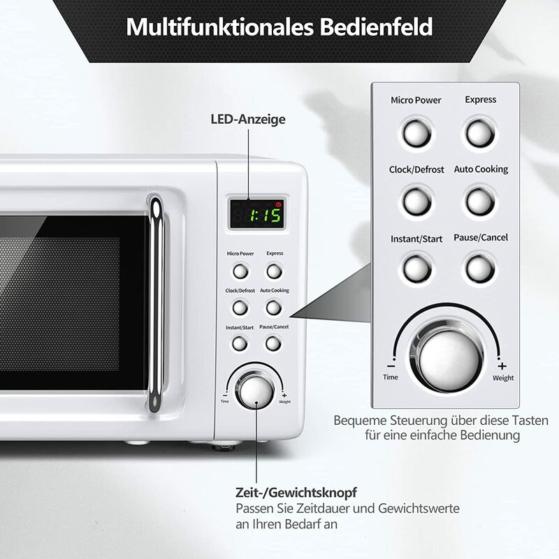 LG MH6336GIH Mikrowelle Arbeitsplatte Kombi-Mikrowelle 23 l 1150 W Weiß