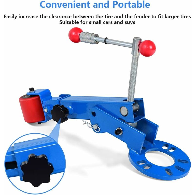 GOPLUS Bördelgerät für Kotflügel, Universal Bördelwerkzeug für KFZ, PKW &  LKW, Fender Roller zur Spurverbreiterung, Bördelrolle aus Stahl für die KFZ -Wartung