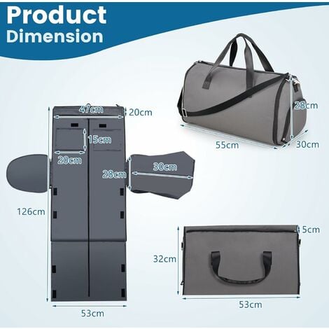 Reisetasche mit separatem Schuhfach - Travel Gadgets