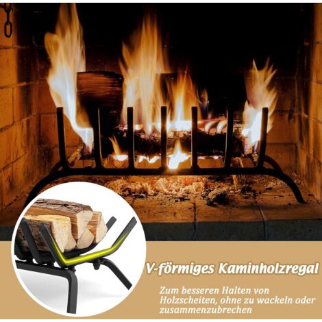 2er Set Kaminrost Glutblech 19,1x30,6cm - Metall Rost Für Kamin & Holzofen