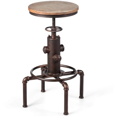 Garneck Holzhocker Sitzplatte Rund - 29,5x29,5x2 Cm Ersatzsitz Für Barhocker