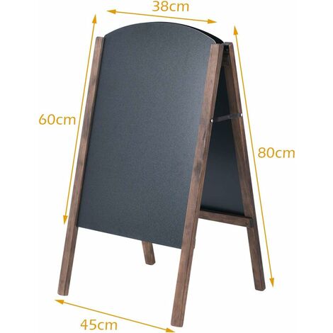 Produktbild von LEOMARK Deluxe Merkell Standkindertafel Holz Schultafel Schreibtafel Maltafel Kindertafel Standtafel Magnet Standtafel Zubehr Magnetisch 108 Teile Kinder Spa Und Bildung Zweiseitige Tafel 0 5