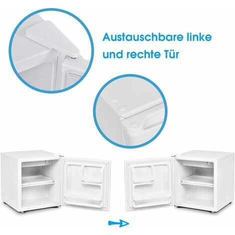 GOPLUS 48L Minikühlschrank Hotelkühlschrank Standardkühlschrank  Getraenkekühlschrank mit regelbarer Thermostat, 49 x 46 x 44 cm (Weiss)