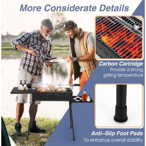 FIRELOOP Seitenablagen Für Large Big Green Egg – 2 Bambus-Lamellen, 44x39 Cm – Grilltisch-Zubehör Mit Sicherer Montage