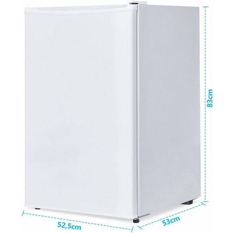 GOPLUS 123L Kühlschrank mit Gefrierfach, Standardkühlschrank mit Hoehenverstellbare  Füsse & LED-Leuchten & Verstellbaren Ablagen, Minikühlschrank