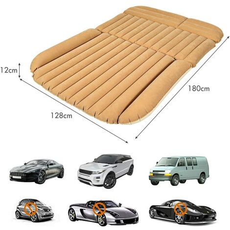 GOPLUS Auto Luftmatratze, Aufblasbare Matratze mit Luftpumpe, Auto