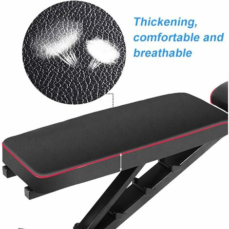 Banc de Musculation YOLEO Ajustable Pliable - Fitness et Musculation Banc de Musculation YOLEO Ajustable Pliable - Fitness et Musculation