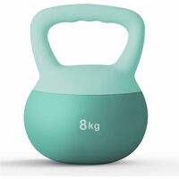 Soges Kettlebell Soft Kettlebell 8 kg Kettlebell Professionnel Silencieux Kettlebell Souple Haltère de Fitness pour l'entraînement à Domicile Gym Musculation