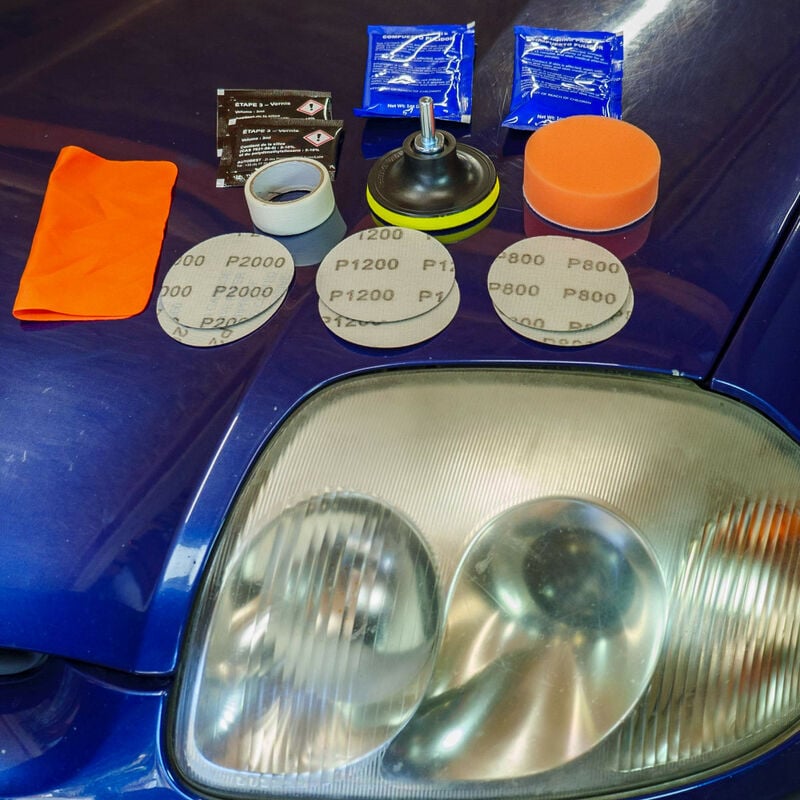 Kit rénovation phare voiture - Rénovation optique de phare