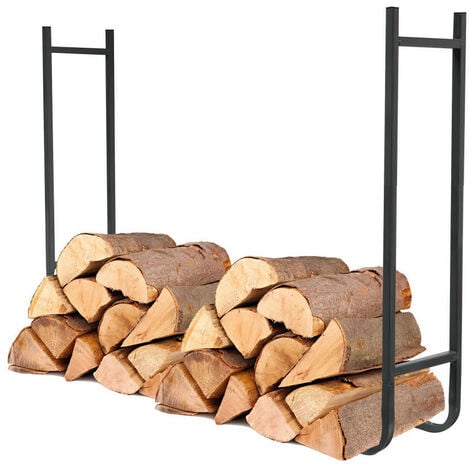 range buche interieur Support à Bois de Chauffage Robuste de 4