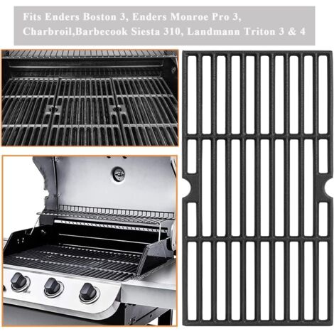 Piastra Grill In Ghisa 20,5x43cm Per Barbecue A Gas - Compatibile Con Enders, Charbroil, Kenmore E Altri Modelli - Foto 13