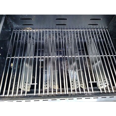 Plaque chauffante / bouclier en acier inoxydable de remplacement de  barbecue pour certains modèles de grils à gaz par Campingaz, Alice's  Garden, Char-broil, Cclife, Landmann et autres G