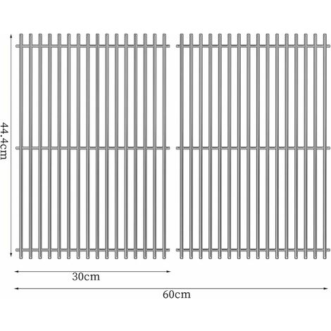 Gftime X Cm Grilles De Cuisson En Acier Inoxydable Pour Weber