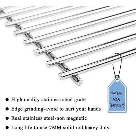 Gftime X Cm Grilles De Cuisson En Acier Inoxydable Pour Weber Spirit Spirit E S
