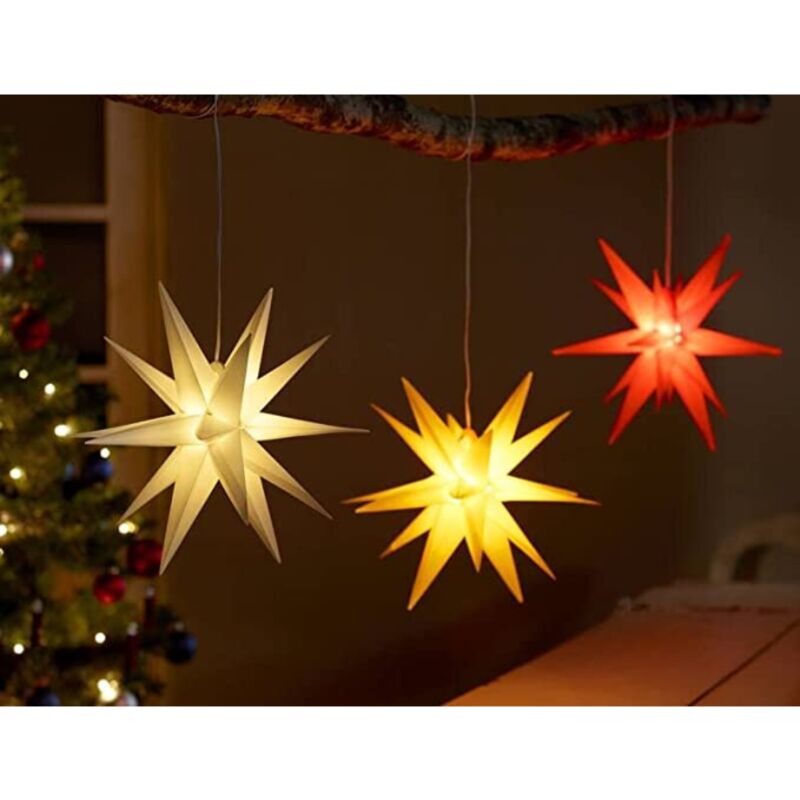 LED-Stern, 12cm, rot - Weihnachten