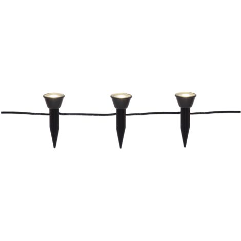 LED-Solar-Lichterkette "Mini Spot", Kunststoff