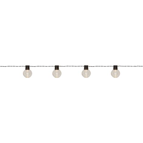 LED Outdoor-Lichterkette ,Partaj', Netzbetrieb, 16 LEDs, klar, warmweiß, 4,5m