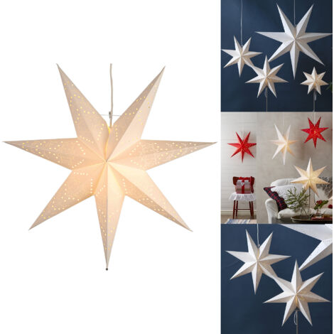 Star Trading Papiersterne zum Aufhngen Weihnachtsstern Fenster Papierstern  Beleuchtet Weihnachtsstern Beleuchtet Weihnachtssterne mit Beleuchtung  Weihnachtsstern Fenster Beleuchtet Weihnachtsst