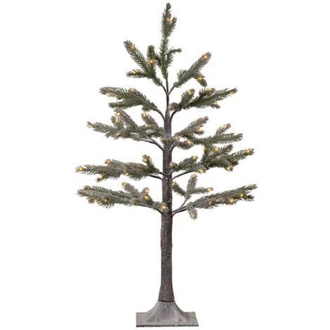 Outdoor Dekobaum Tanne LED-Beleuchtung beschneite Zweige H 90cm (1/4)