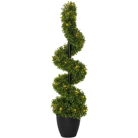 Outdoor Deko-Buchsbaum Buxbom LED Timer H 90cm