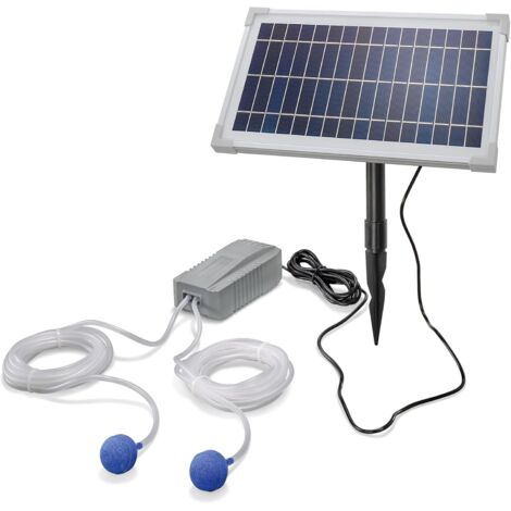Solar Teichbelüfter Set 8/200, Sauerstoffpumpe 100 l/h, 101845
