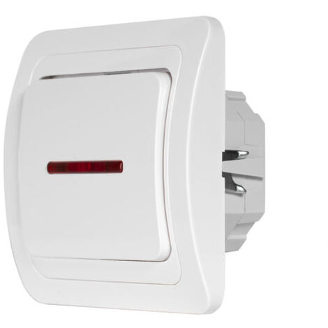 LED Dimmer zur Beleuchtungsregelung, Steuerung durch Taster, weiß (1/2)