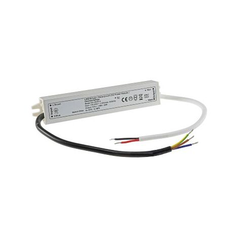Elektronischer LED-Trafo 12V 20W IP67 für Innen & Außen, vergossen