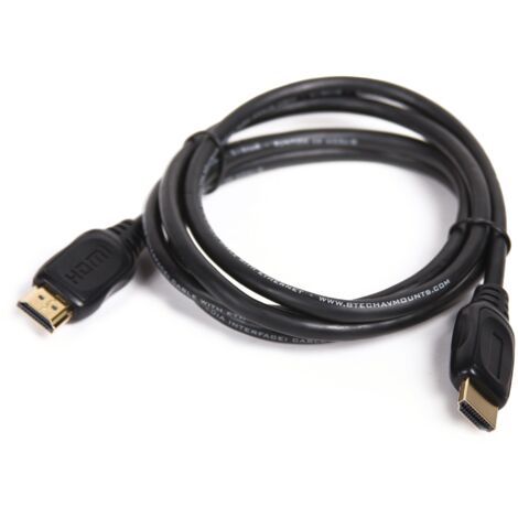 B-TECH BTV815/B HDMI Kabel High Speed mit Ethernet 1,5m schwarz (1/3)