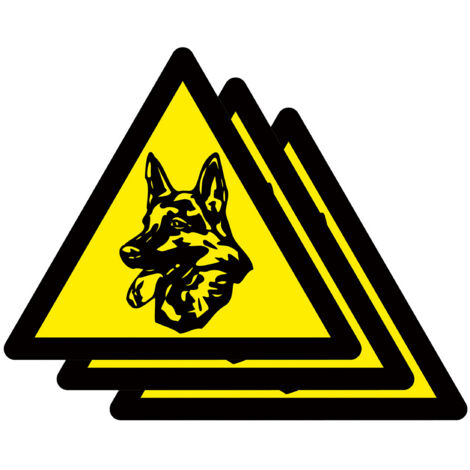WAK-H Aufkleber Wachhund 3er (1/2)
