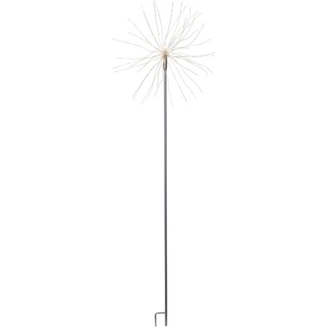 Großer LED Leuchtstab ,Firework Outdoor', LED Feuerwerk, Netzbetrieb, silber, H 110cm