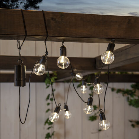 Star LED-Lichterkette 'Fiesta', 10-teilig, transparent,